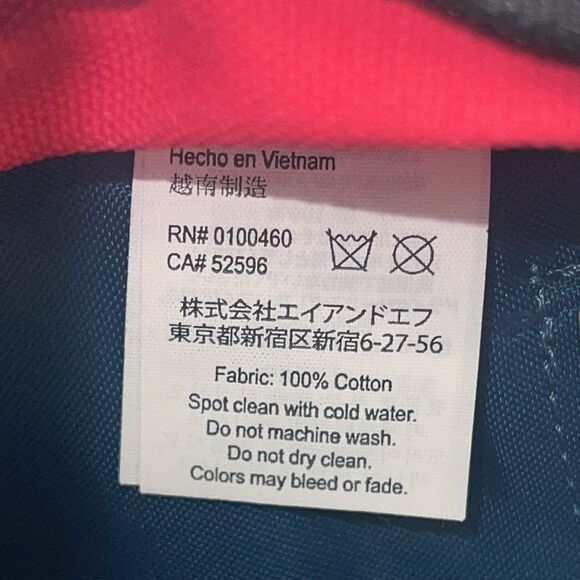 Kavu Pink Cotton Adjustable Strap Multiple Zip Pockets Sling Backpack - Picture 10 of 13